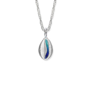 Groatie Buckie Large Enamelled Silver Pendant FEP 12
