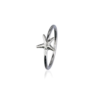 Starfish Silver Ring FR 44