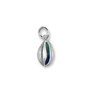 Groatie Buckie Large Enamelled Silver Charm FEC 8