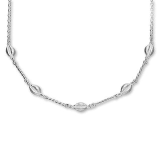 Groatie Buckie Small Silver Necklet FN 3