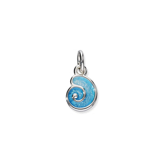 Spiral Shell Silver Charm EC27