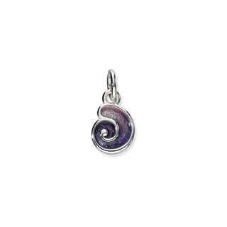 Spiral Shell Silver Charm EC27