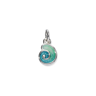 Spiral Shell Silver Charm EC27