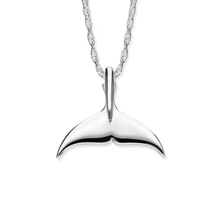 Bottlenose Dolphin Fluke Silver Pendant FP 1