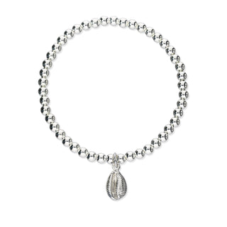 Groatie Buckie Large Silver Stretch Bracelet FSSBL 2