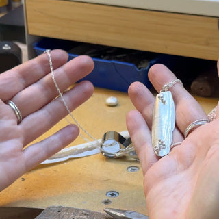 Orkney Spoots Silver Pendant FP53
