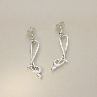Sterling Silver Drop Earrings JDE40