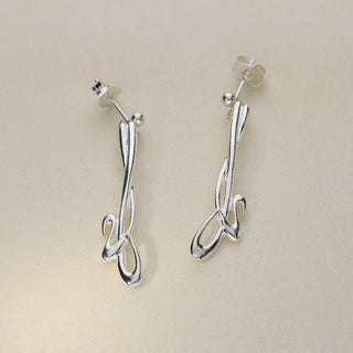Sterling Silver Drop Earrings JDE41