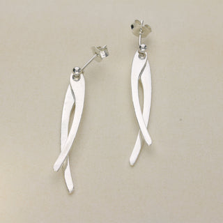 Sterling Silver Drop Earrings JDE44