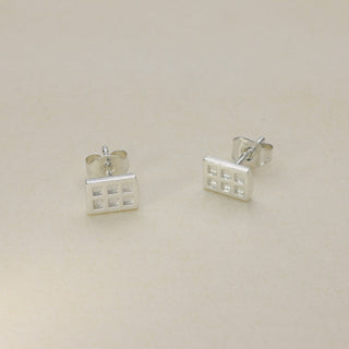Sterling Silver Stud Earrings JDE15