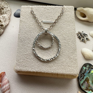 Handstruck Silver Pendant P1580