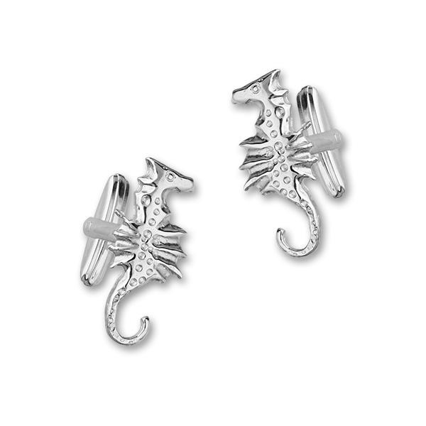 Seahorse Silver Cufflinks FCL 5