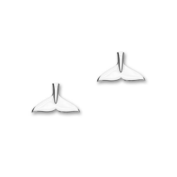 Orca Fluke Silver Earrings FE 41