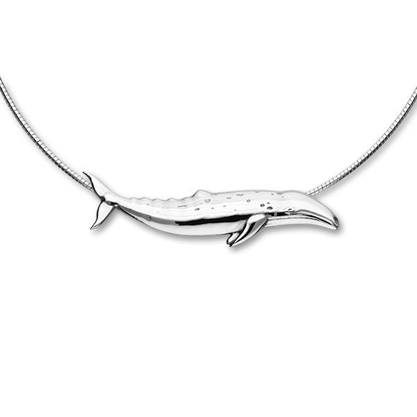 Grey Whale Silver Pendant FP 26 - W